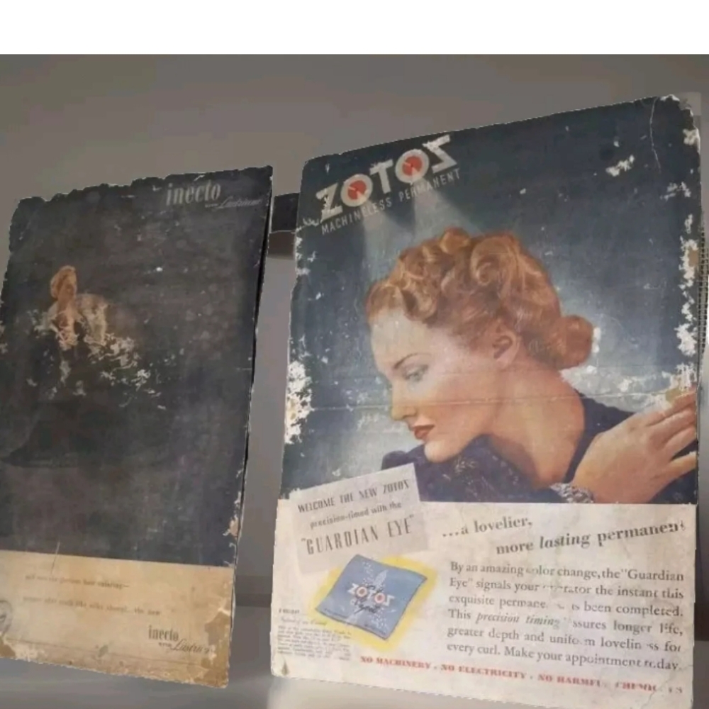 Vintage Zotos Hair Product Advertisement